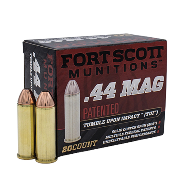 500Rds of Fort Scott Munitions 44 Magnum 200 Grain