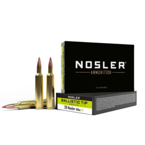NOSLER BALLISTIC TIP HUNTING 28 NOSLER 160GR BALLISTIC TIP BRASS 300 ROUNDS