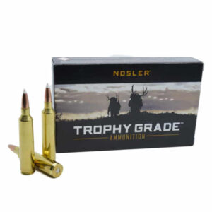 NOSLER TROPHY GRADE .28 NOSLER 160 GRAIN ACCUBOND BRASS CASED 300 ROUNDS