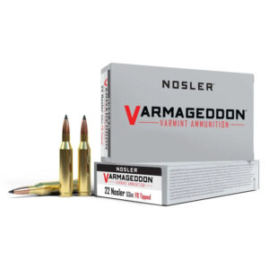 NOSLER .22 NOSLER FLAT BASE TIPPED 53 GRAIN BRASS CASED 500 ROUNDS
