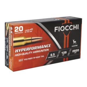 500Rds of Fiocchi Extrema Ammunition 6.5 Creedmoor 129 Grain Hornady SST