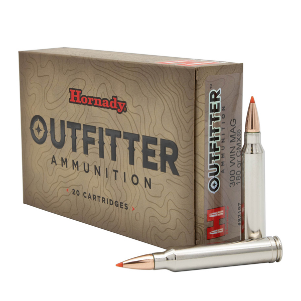 500rds of Hornady GMX Outfitter .300 Winchester Magnum 180-Grain Rifle Ammunition