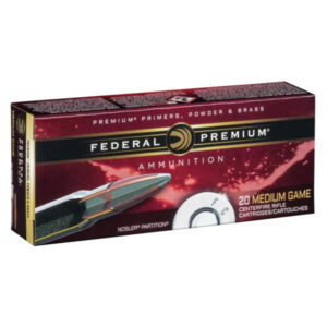 500Rds of Federal Premium Ammunition 25-06 Remington 115 Grain Nosler Partition