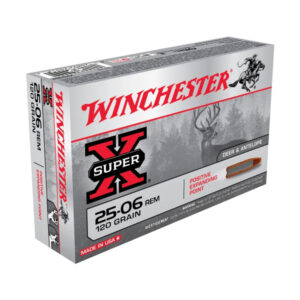 500Rds of Winchester Super-X Ammunition 25-06 Remington 120 Grain Positive Expanding Point