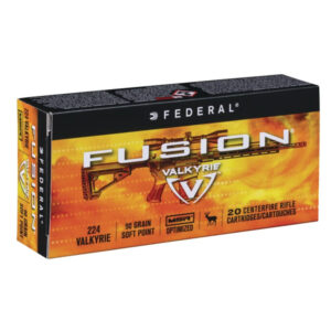 500Rds of Federal .224 Valkyrie Ammunition Fusion 90 Grains