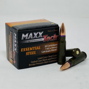 500rds of MAXXTECH ESSENTIAL STEEL 7.62X39MM AMMUNITION
