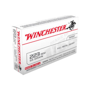 Winchester USA RIFLE .223 Remington Full Metal Jacket Centerfire Rifle Ammunition 500Rds