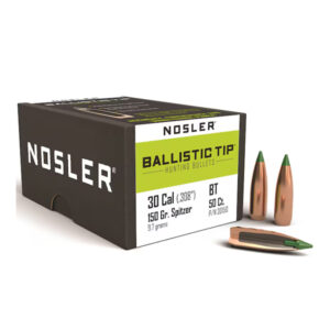 NOSLER BT AMMUNITION 26 NOSLER 140 GRAIN BALLISTIC TIP 500 ROUND