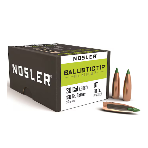 NOSLER BT AMMUNITION 26 NOSLER 140 GRAIN BALLISTIC TIP 500 ROUND