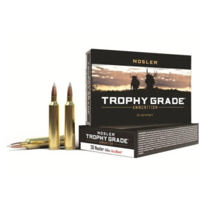 NOSLER TROPHY GRADE AMMUNITION 26 NOSLER 140 GRAIN ACCUBOND 300 ROUND