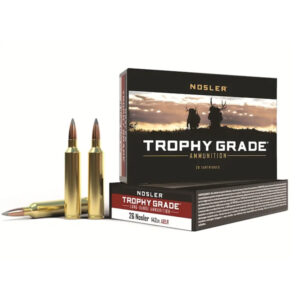NOSLER TROPHY GRADE AMMUNITION 26 NOSLER 142 GRAIN ACCUBOND LONG RANGE 300 ROUND