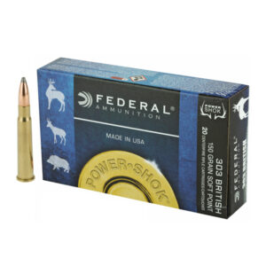 Federal Premium Power-Shok .303 British 180 grain Jacketed Soft Point 500 rounds