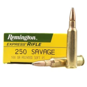 REMINGTON CORE-LOKT AMMUNITION 250 SAVAGE 100 GRAIN POINTED SOFT POINT 200 ROUND