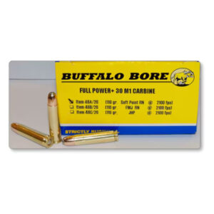 BUFFALO BORE AMMUNITION 30 CARBINE 110 GRAIN SOFT POINT 500 ROUNDS