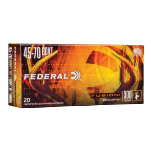 FEDERAL PREMIUM FUSION .45-70 GOVERNMENT 300 GRAIN FUSION SOFT POINT 500 ROUNDS
