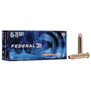 FEDERAL PREMIUM POWER-SHOK .45-70 GOVERNMENT 300 GRAIN JACKETED SOFT POINT 500 ROUNDS