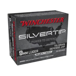 500rds of Winchester Silvertip 9mm Luger 115 grain Jacketed Hollow Point