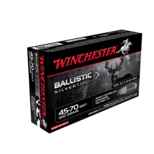 Winchester BALLISTIC SILVERTIP .45-70 Government 300 grain Fragmenting Polymer Tip 500 rounds