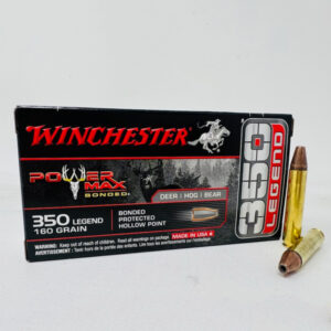 WINCHESTER POWER MAX BONDED AMMUNITION 350 LEGEND 160 GRAIN PROTECTED HOLLOW POINT 500 ROUNDS