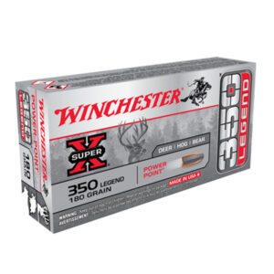 WINCHESTER SUPER-X AMMUNITION 350 LEGEND 180 GRAIN POWER-POINT 500 ROUND