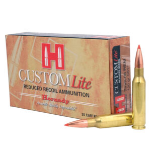 HORNADY CUSTOM LITE 7MM-08 REMINGTON 120 GRAIN SUPER SHOCK TIP CENTERFIRE RIFLE AMMUNITION 80572 CALIBER: 7MM-08 REMINGTON, NUMBER OF ROUNDS: 500