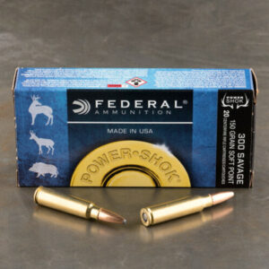 Federal Premium Power-Shok .300 Savage 150 grain Jacketed Soft Point 500 rounds