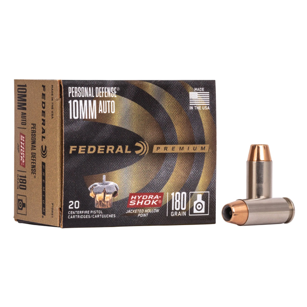 1000rds of Federal Premium Centerfire Handgun Ammunition 10mm Auto 180 grain