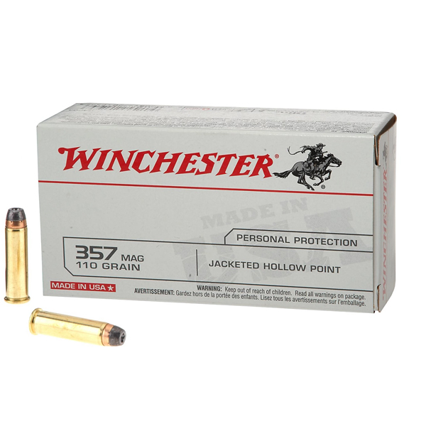 1000Rds of Winchester USA HANDGUN .357 Magnum 110 grain Jacketed Hollow Point