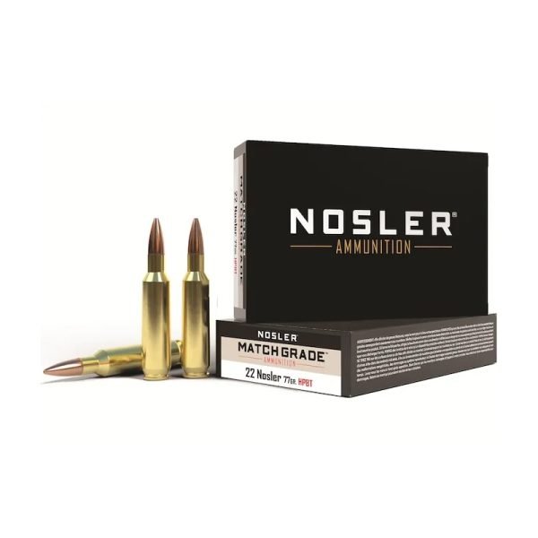 NOSLER MATH GRADE .22 NOSLER 77 GRAIN CUSTOM COMPETITION BRASS 500 ROUNDS