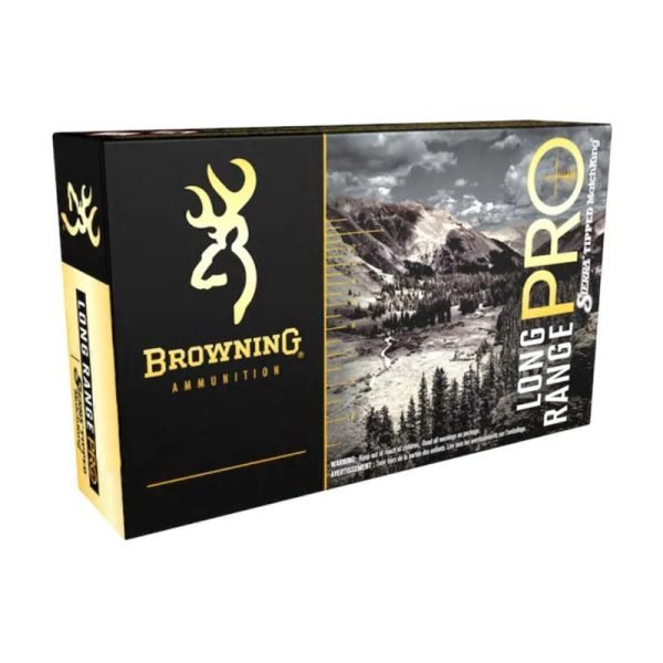 500Rds of Browning Long Range Pro Hunter Ammunition 6.5 Creedmoor 130 Grain Sierra GameChanger Tipped GameKing