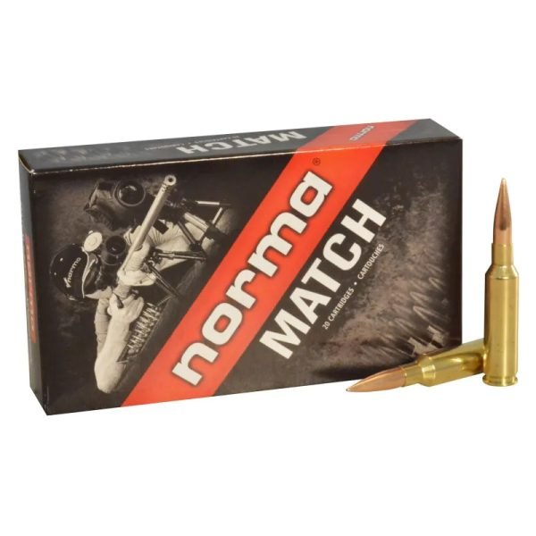 500Rds of Norma Match Ammunition 6.5 Creedmoor 130 Grain Golden Target Hybrid Hollow Point Boat Tail