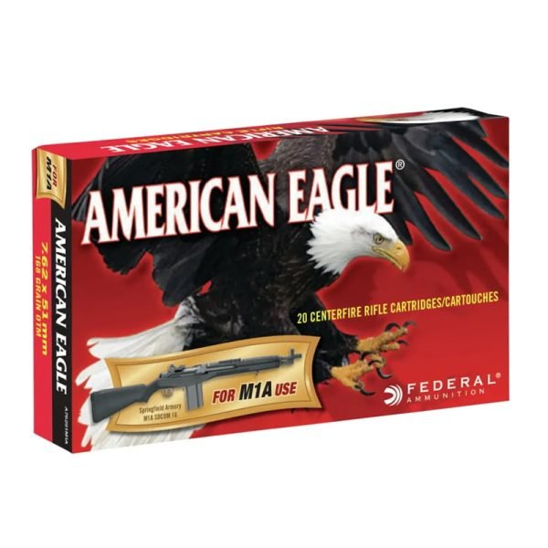 500Rds of Federal Premium M1A 7.62x51mm NATO 168 grain Open Tip Match Centerfire Rifle Ammunition