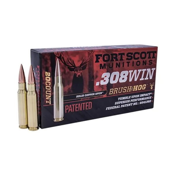 Fort Scott Munitions 308 WINCHESTER 168 Grain Centerfire Rifle Ammunition 1000Rds