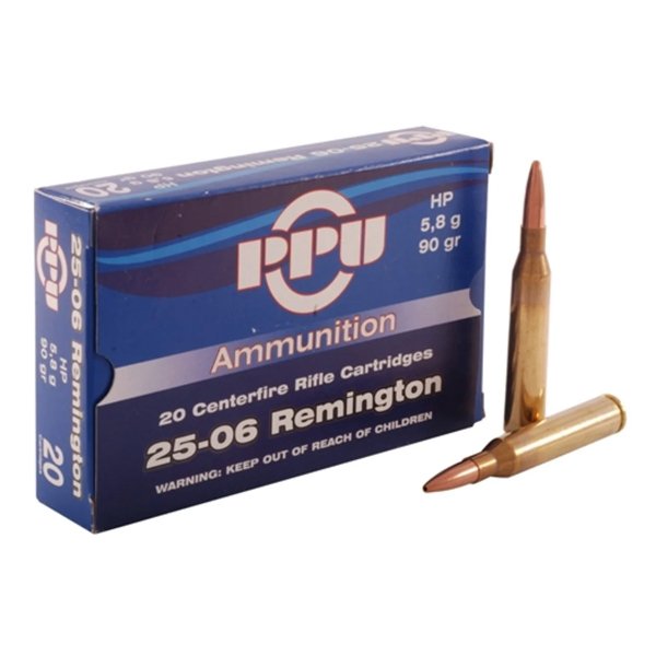 PRVI PARTIZAN AMMUNITION 25-06 REMINGTON 90 GRAIN HOLLOW POINT 500 ROUNDS