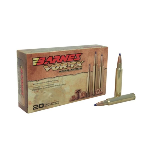 BARNES VOR-TX AMMUNITION 300 WEATHERBY MAGNUM 180 GRAIN TTSX POLYMER TIPPED SPITZER BOAT TAIL LEAD-FREE 300 ROUNDS