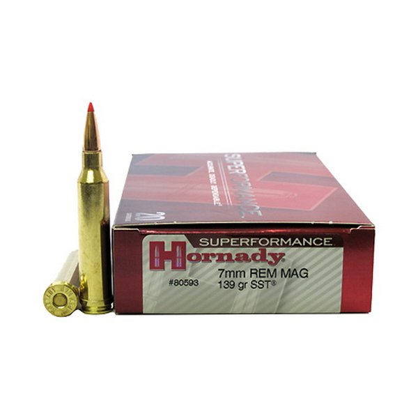HORNADY SUPERFORMANCE 7MM-08 REMINGTON 139 GRAIN GILDING METAL EXPANDING CENTERFIRE RIFLE AMMUNITION 80576 CALIBER: 7MM-08 REMINGTON, NUMBER OF ROUNDS: 500